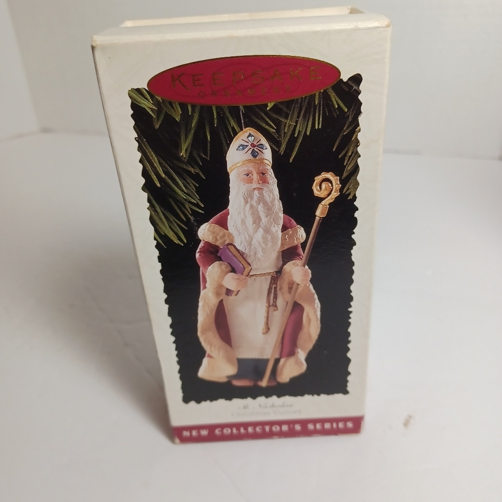 1995 Hallmark Keepsake‎ Ornament St. Nicholas 1st in Christmas Visitors Series